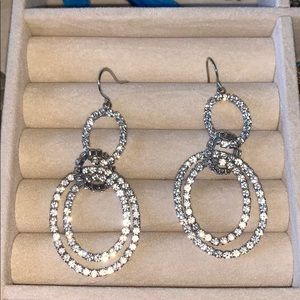 Silver dangly earrings